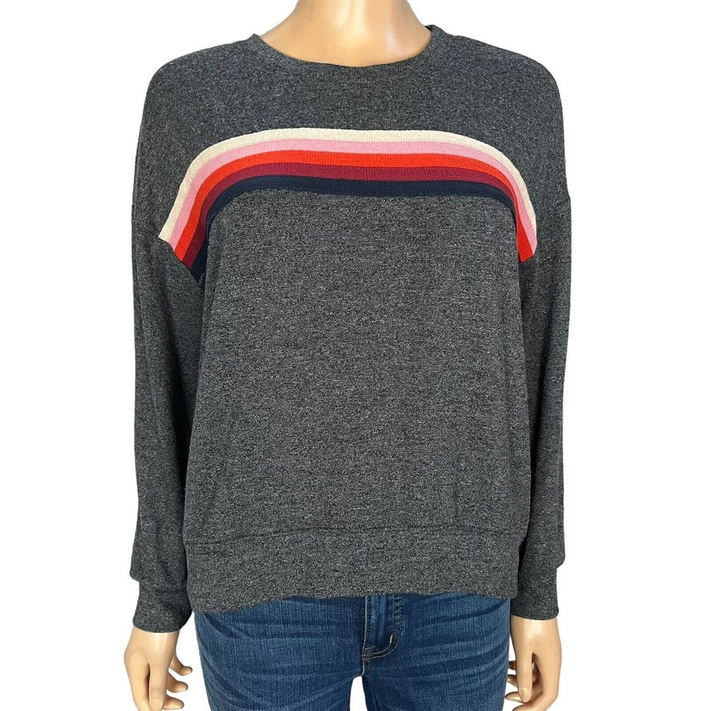 Sundry Rainbow Stripe Sweater Lightweight size 1